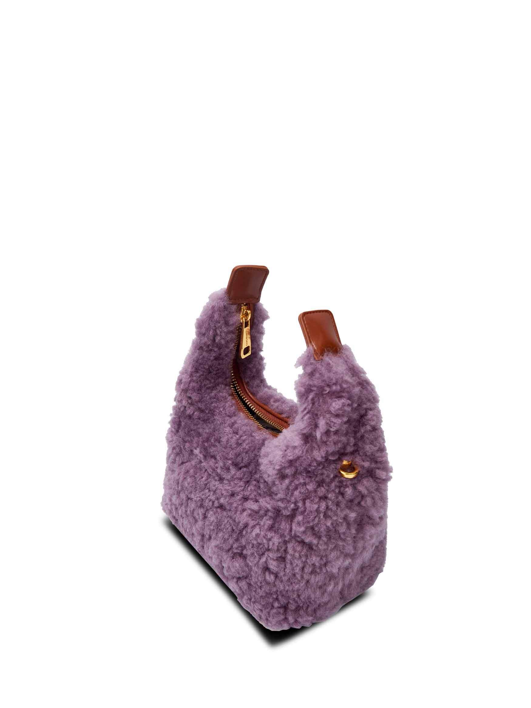 Vienna Top Handle Crossbody Bag - Grape Purple
