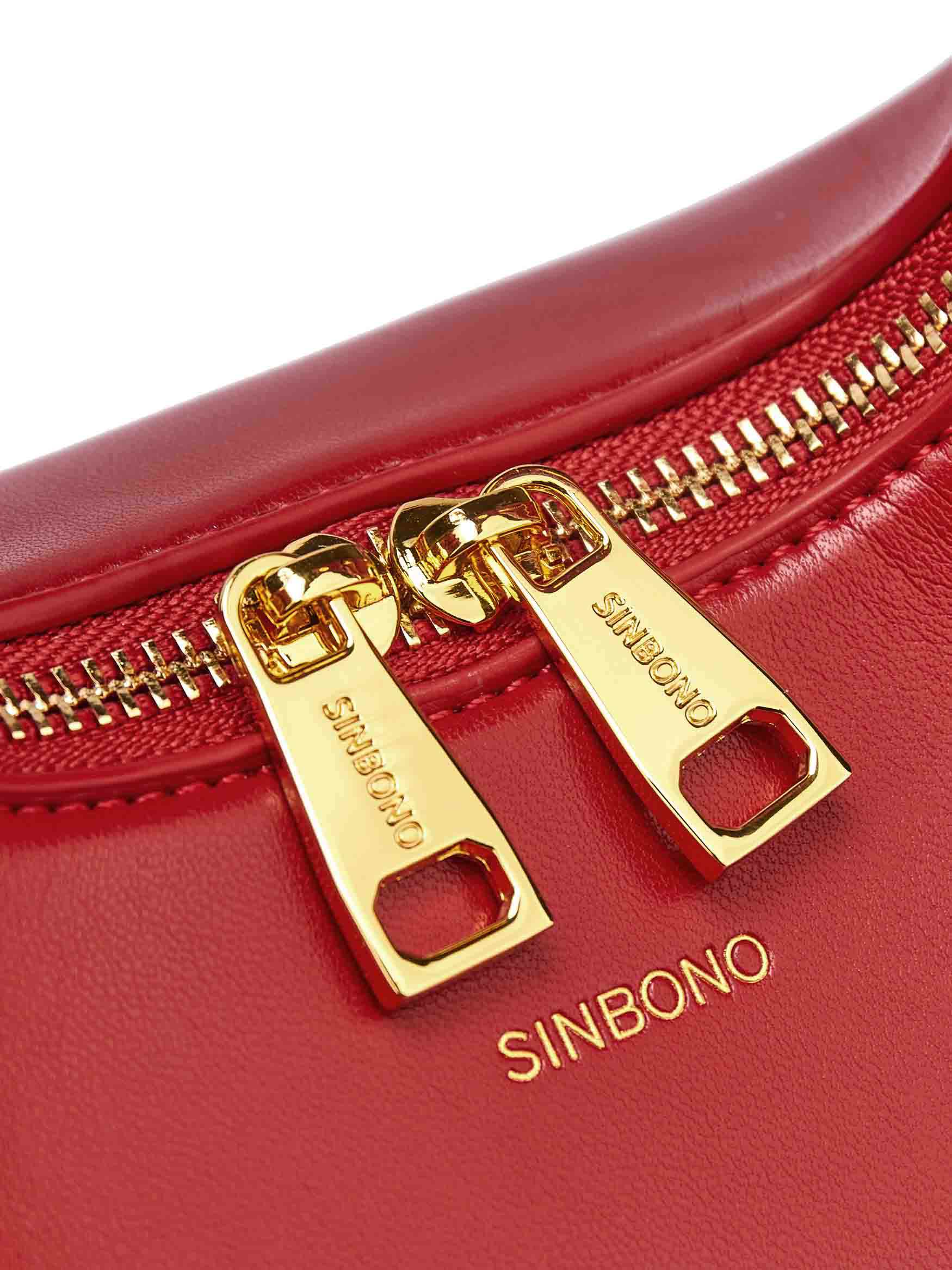 Vienna Top Handle Crossbody Bag - Red
