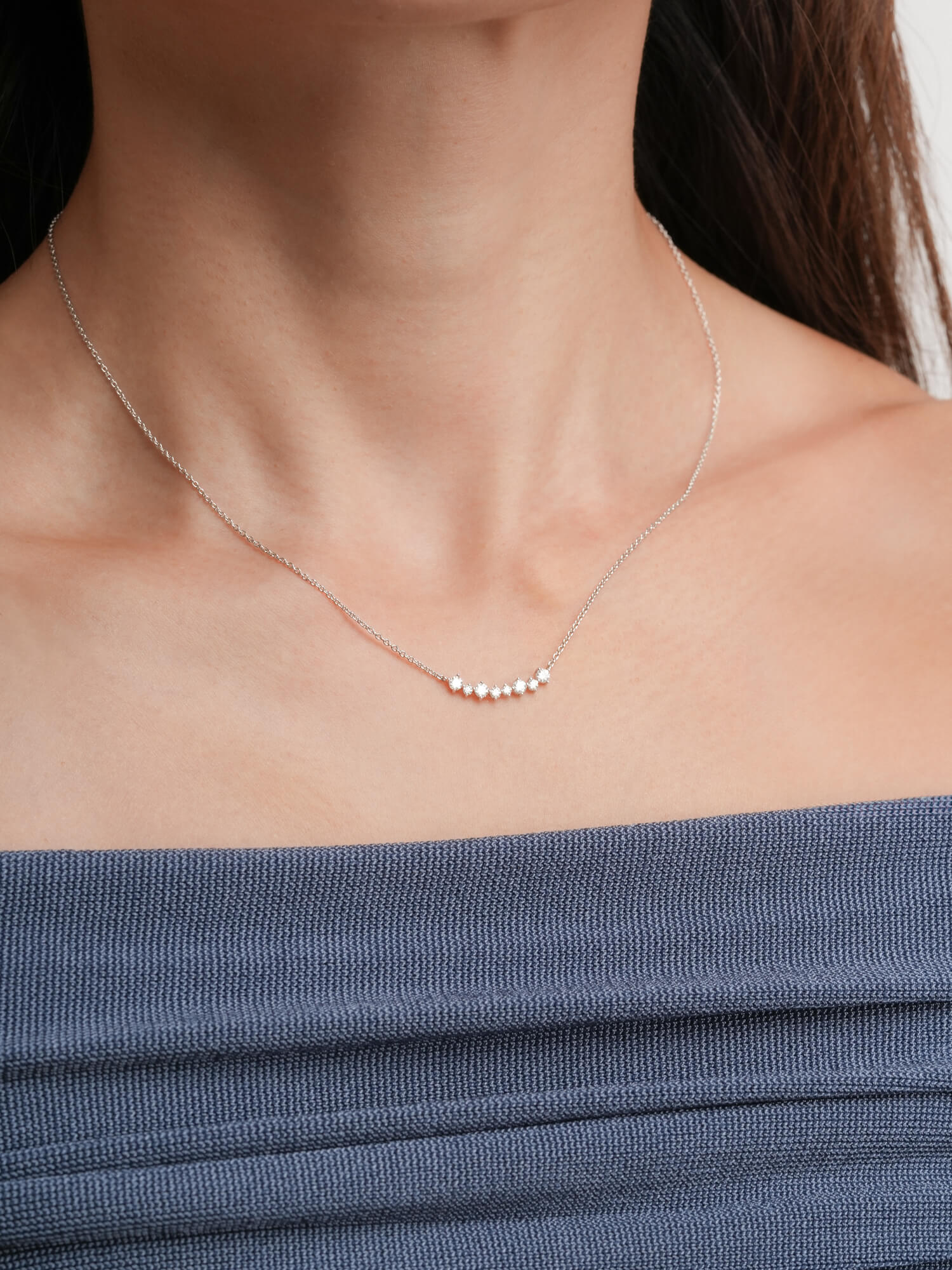 Wishing Arc Moissanite Necklace