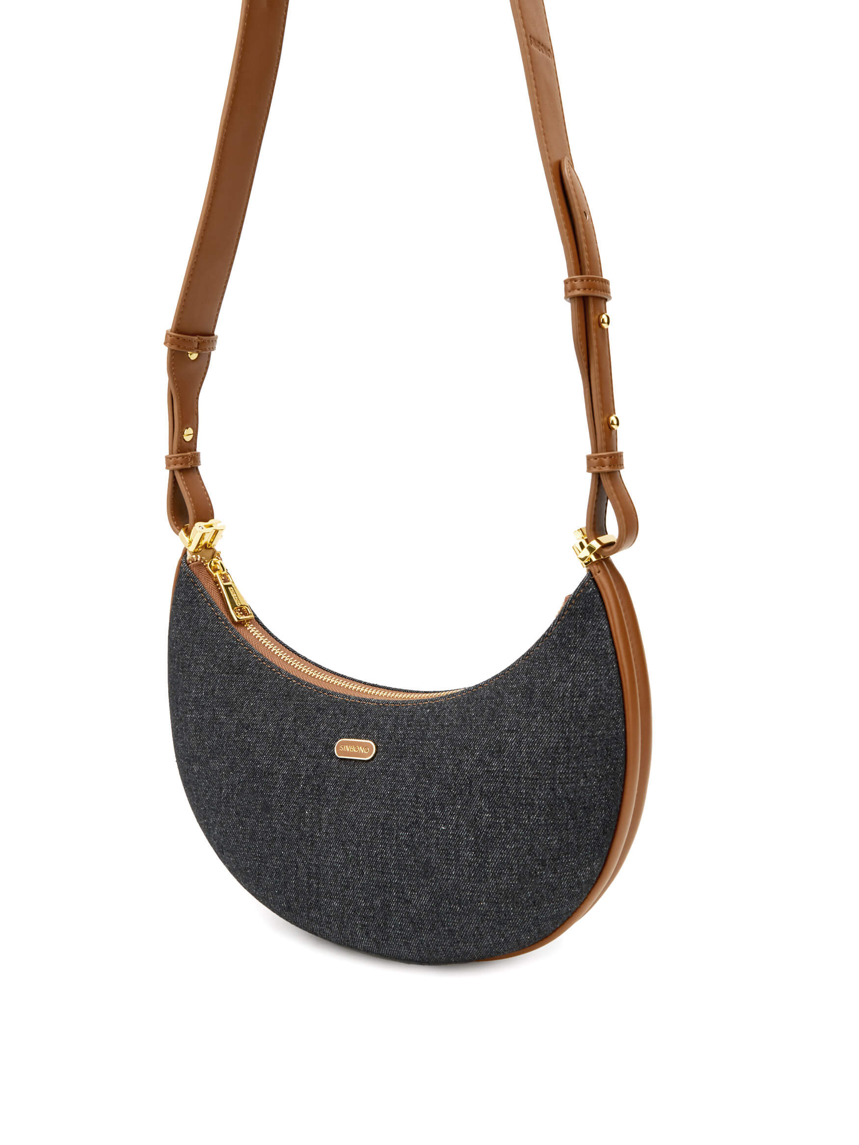 Zoey Shoulder Crossbody Bag - Black&Brown