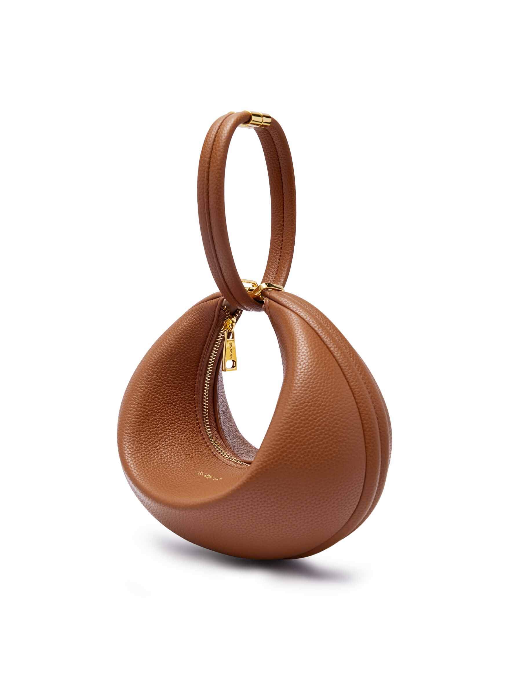 Zoey Shoulder Crossbody Bag - Brown