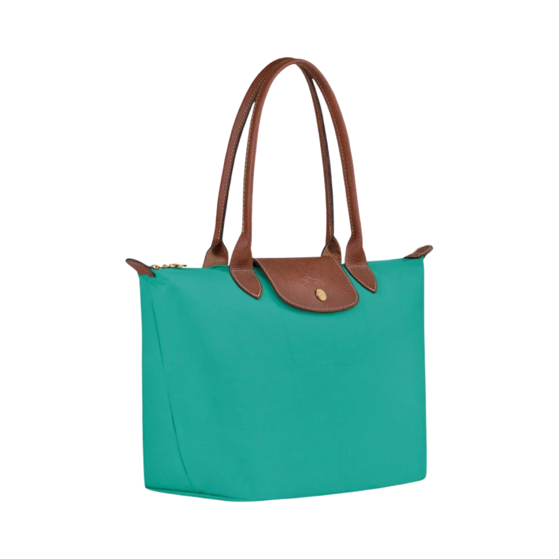 Heritage Allure - Large Le Pliage Tote, Turquoise