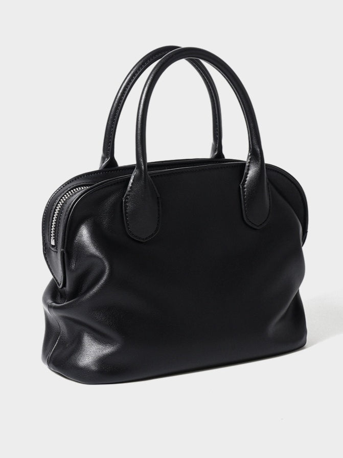 The Cambridge Folio Genuine Leather Crossbody Bag with Flap Closure