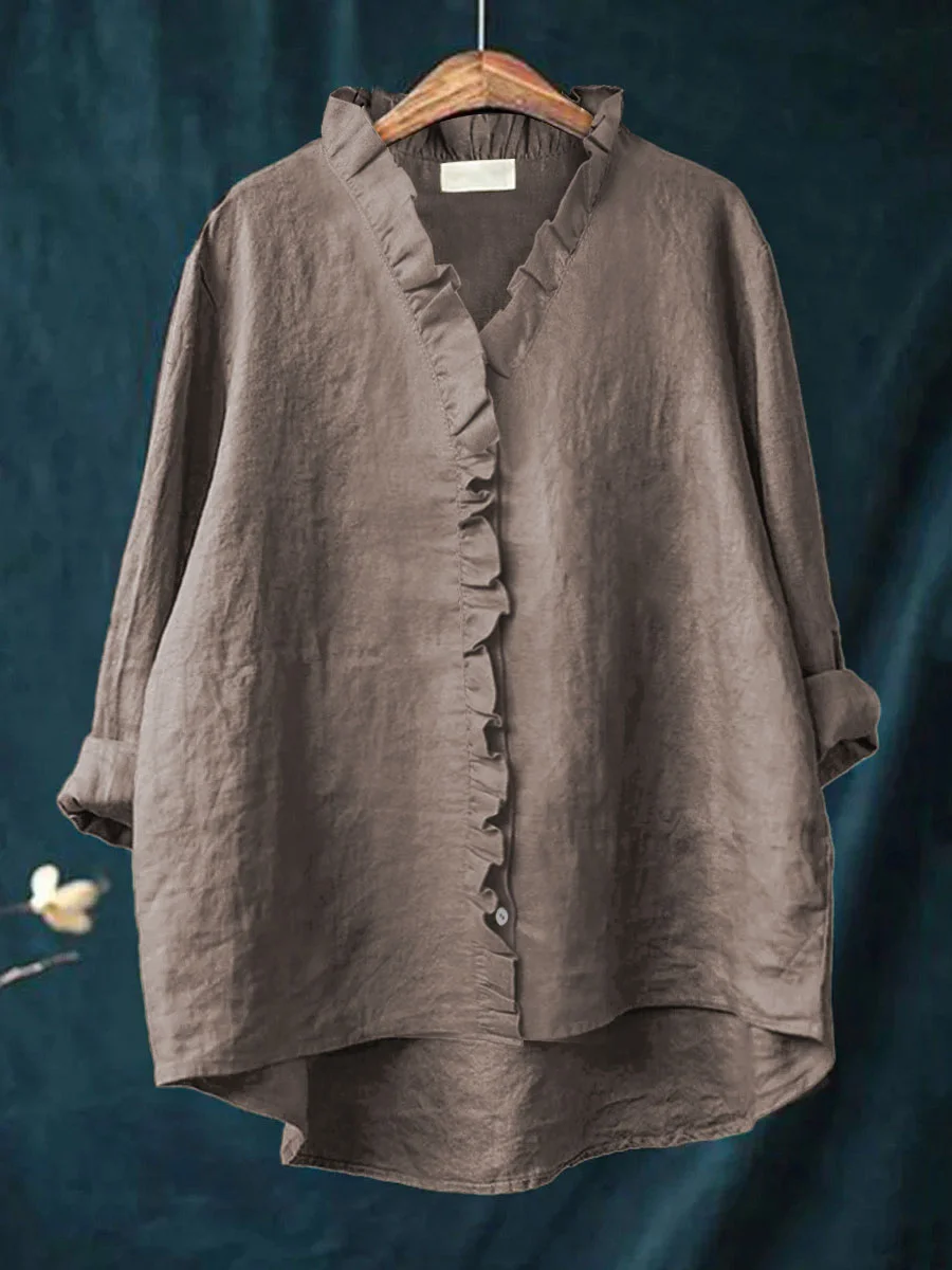 Maribel | Soft Ruffle Blouse - for Real Comfort