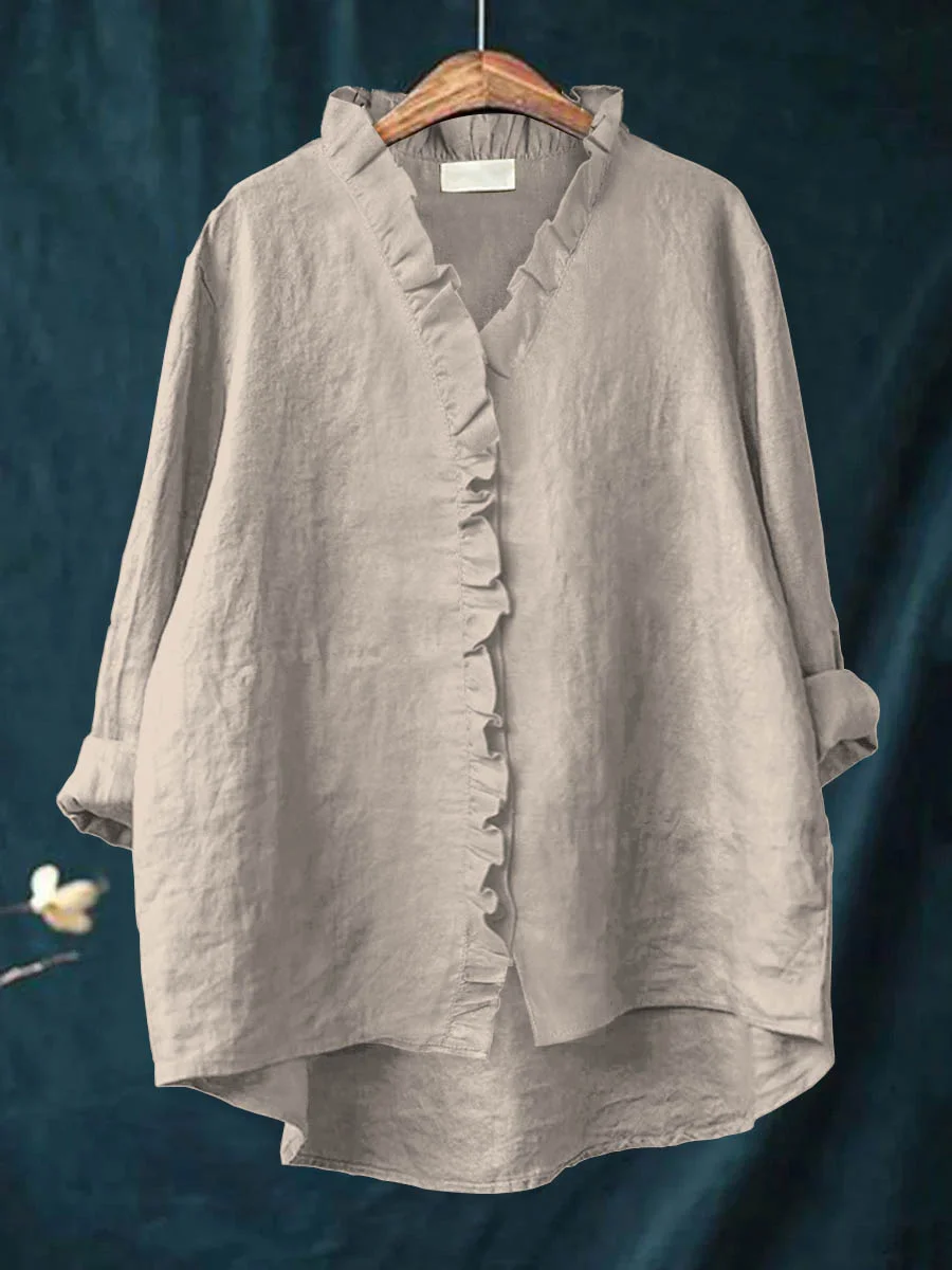 Maribel | Soft Ruffle Blouse - for Real Comfort