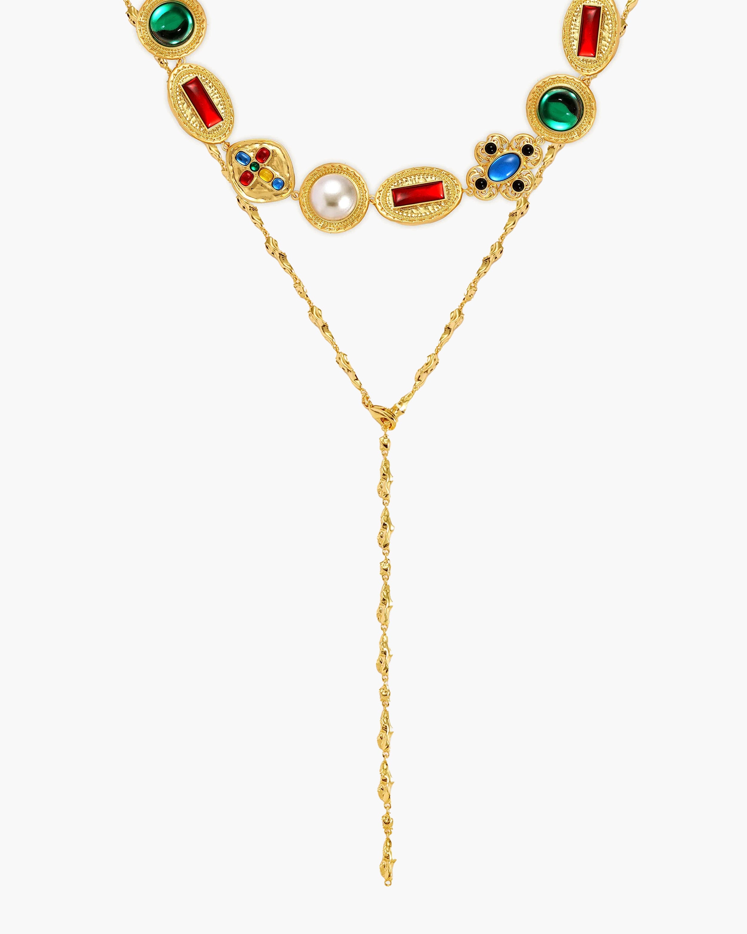Reya Clusters Necklace Set