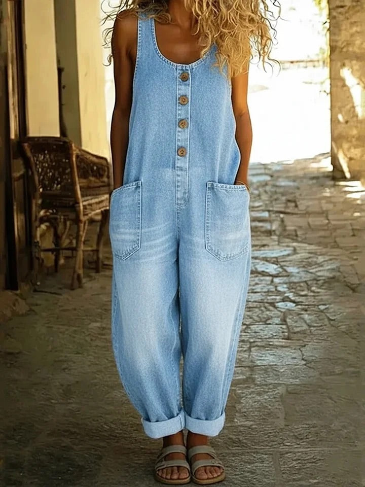 Meadow - Vintage Washed Denim Overalls