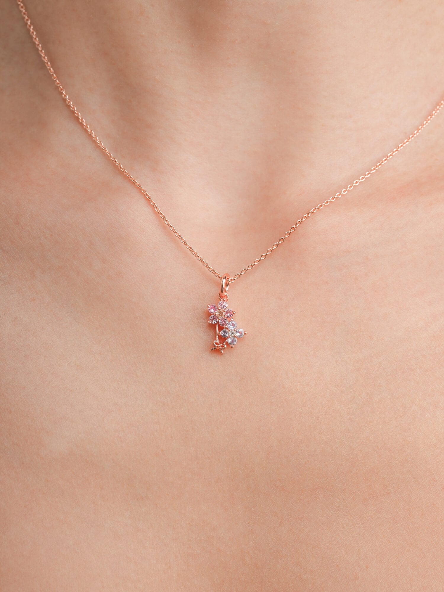 Spring Blossom Bouquet Necklace
