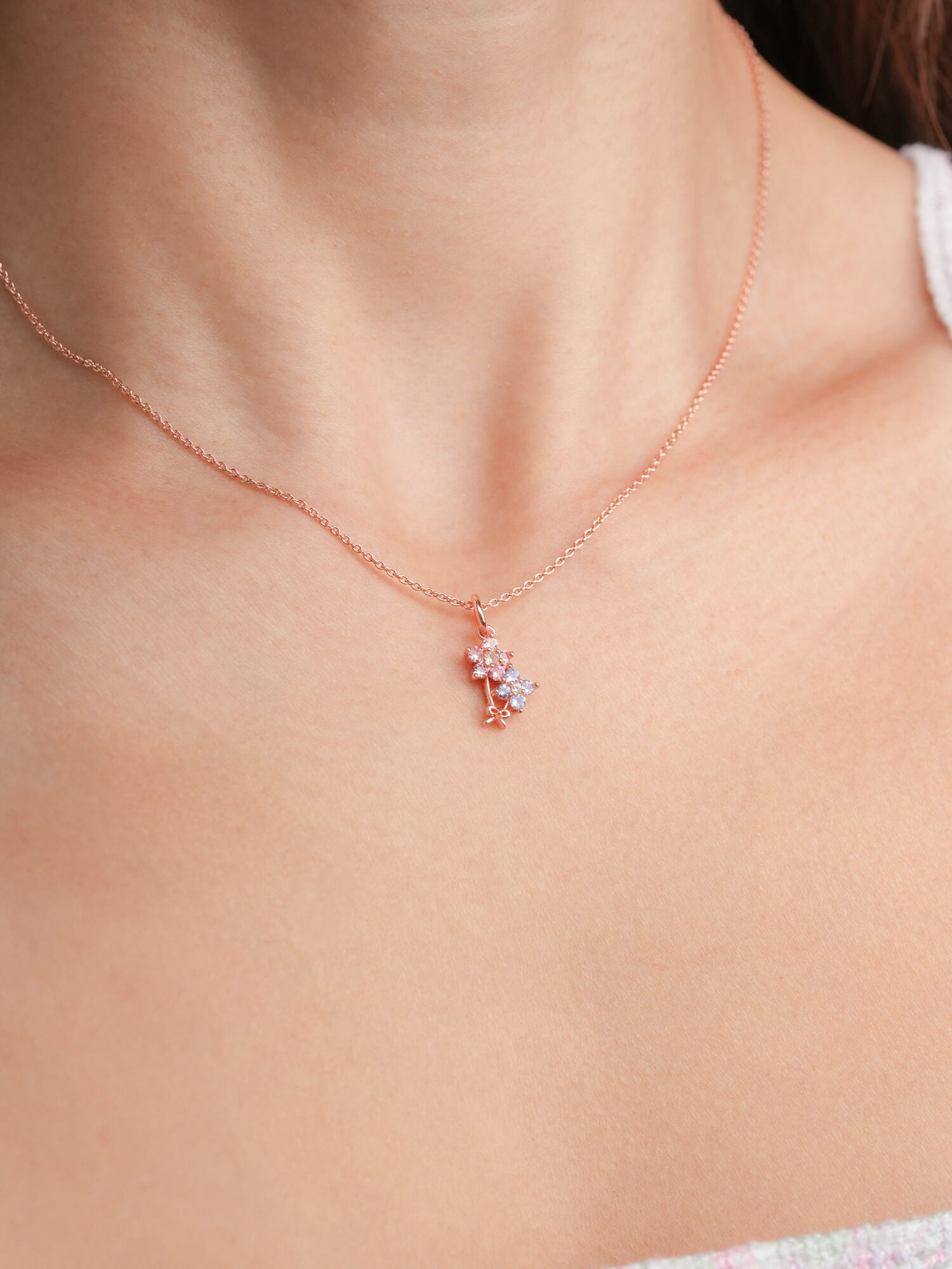 Spring Blossom Bouquet Necklace
