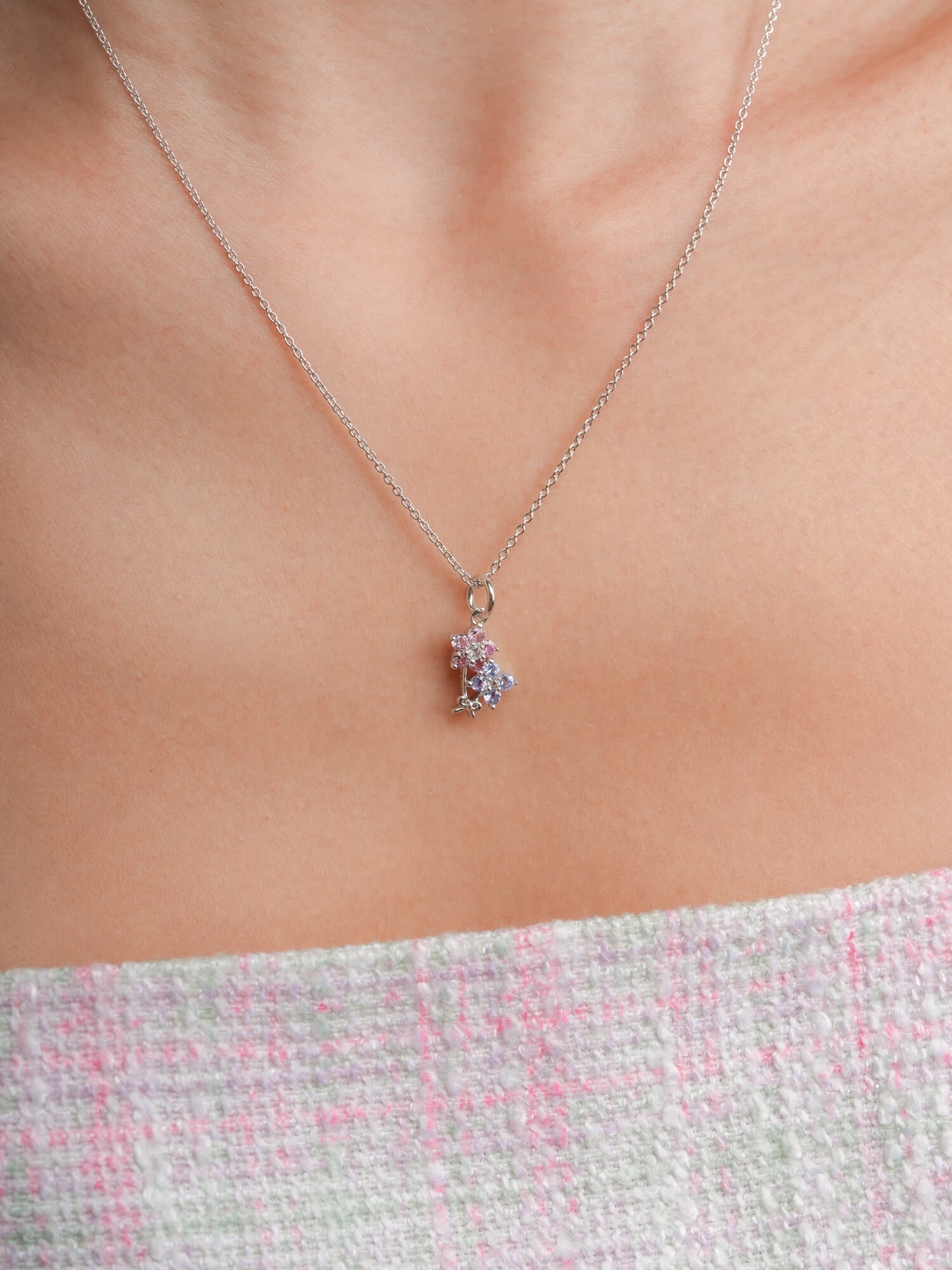 Spring Blossom Bouquet Necklace