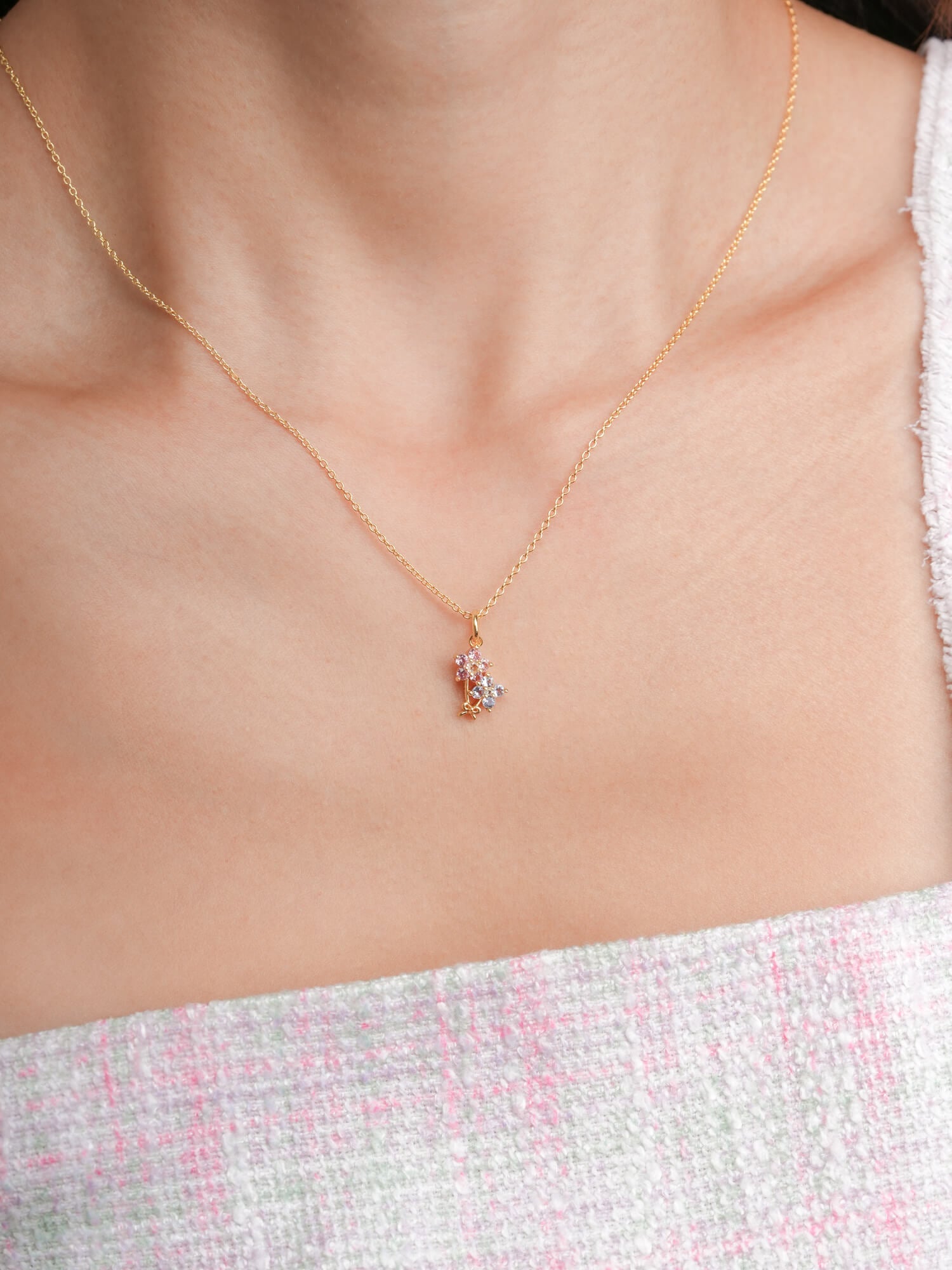 Spring Blossom Bouquet Necklace