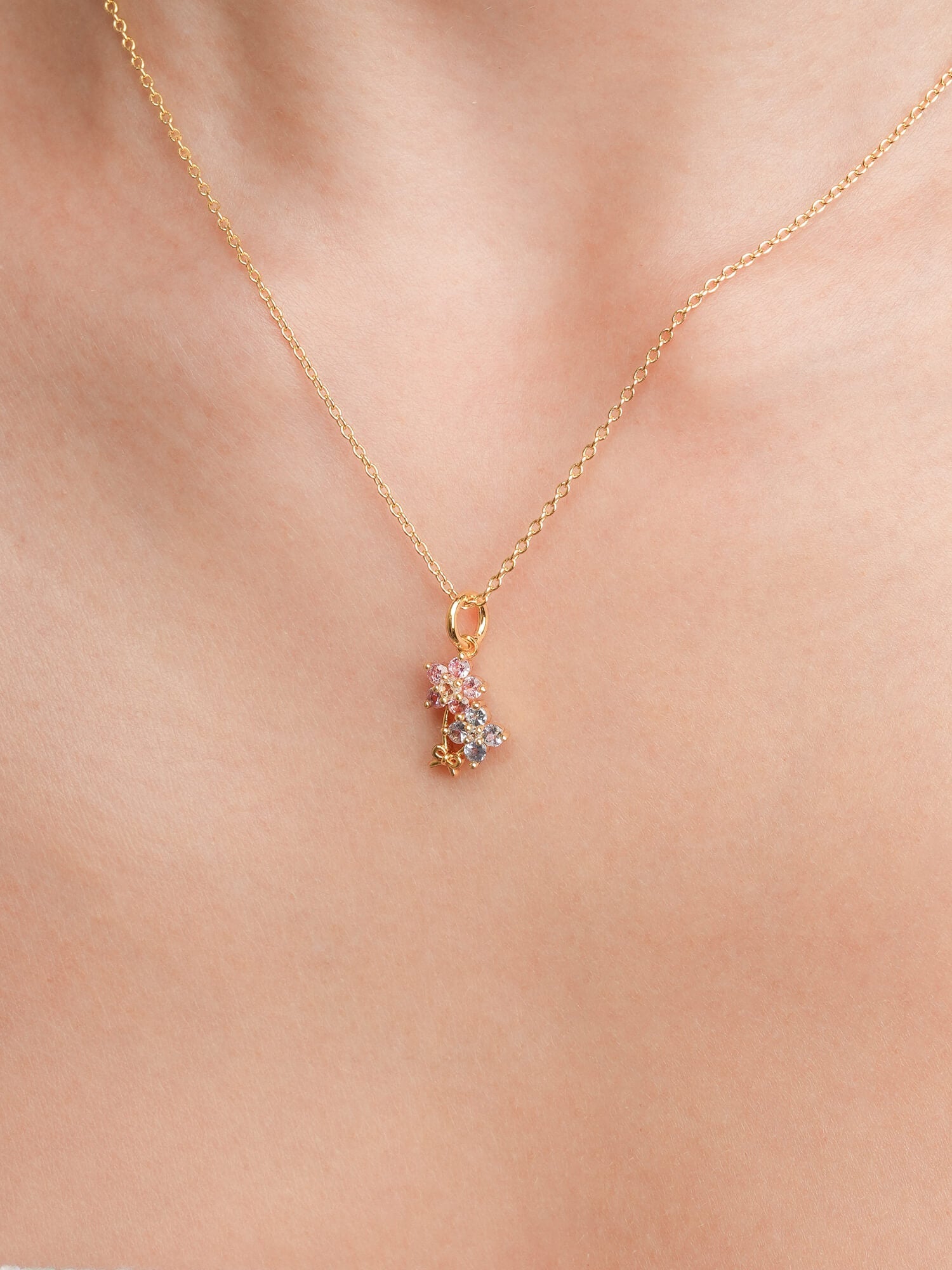 Spring Blossom Bouquet Necklace