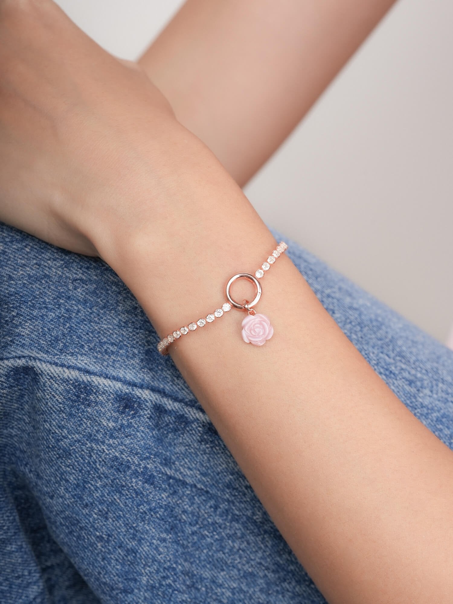 Tennis Charm Bracelet