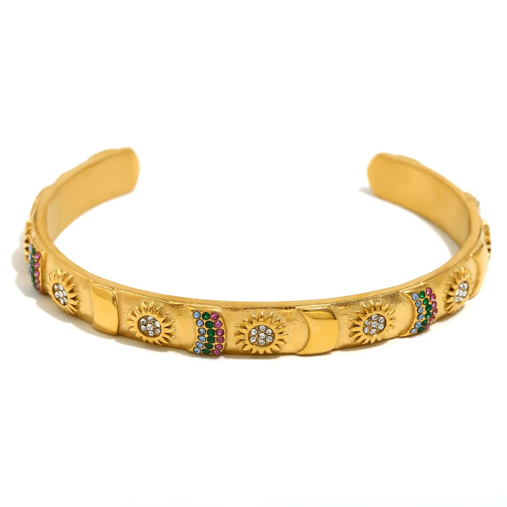 Tarot Card Cuff Bracelet Gold | Silver
