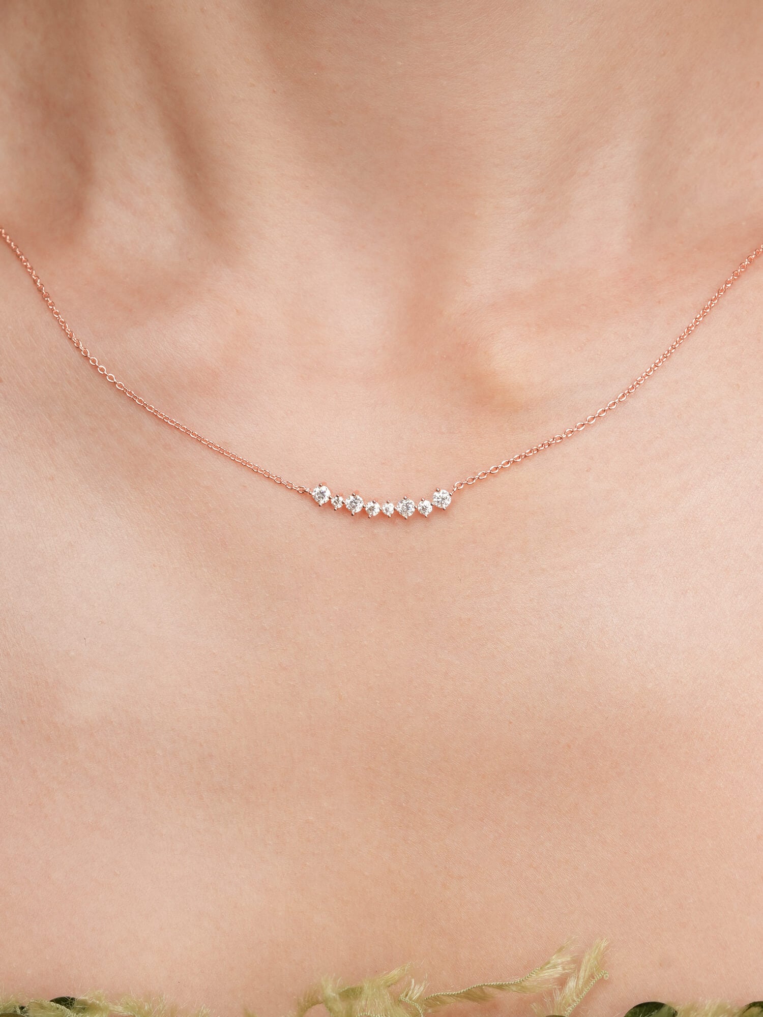 Wishing Arc Moissanite Necklace