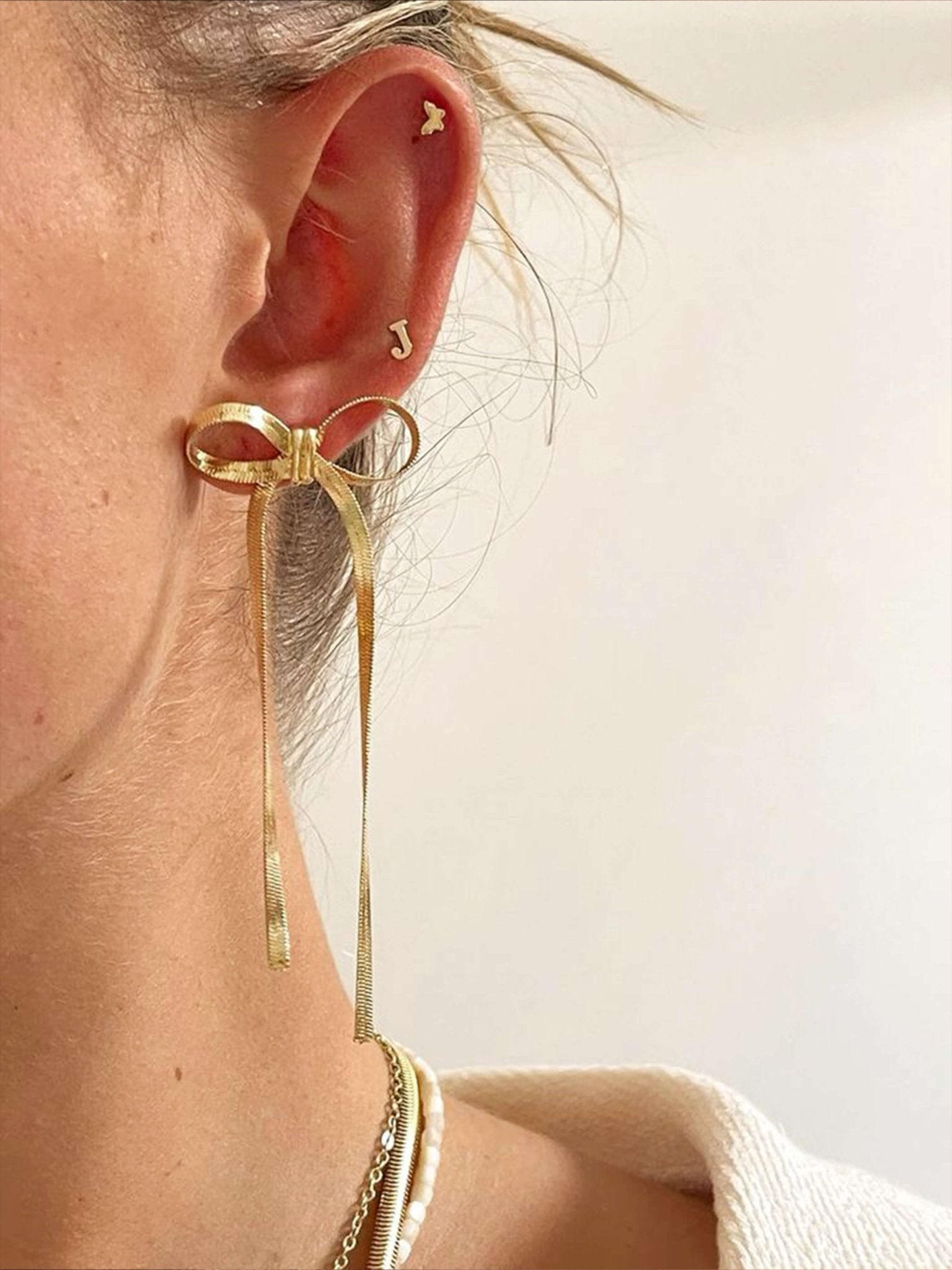 Bow Dangle Earrings