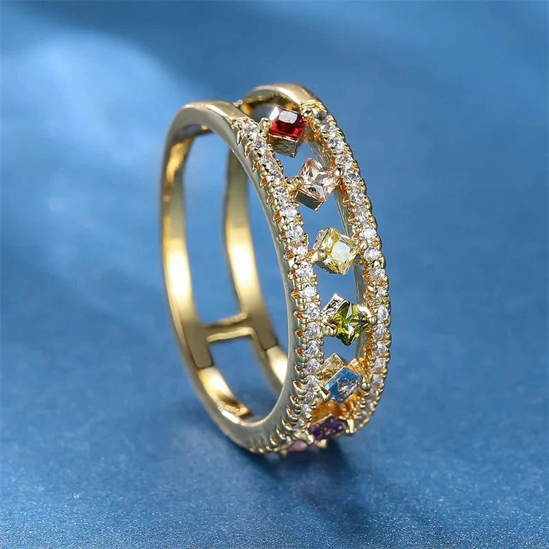 Emily Rainbow Ring