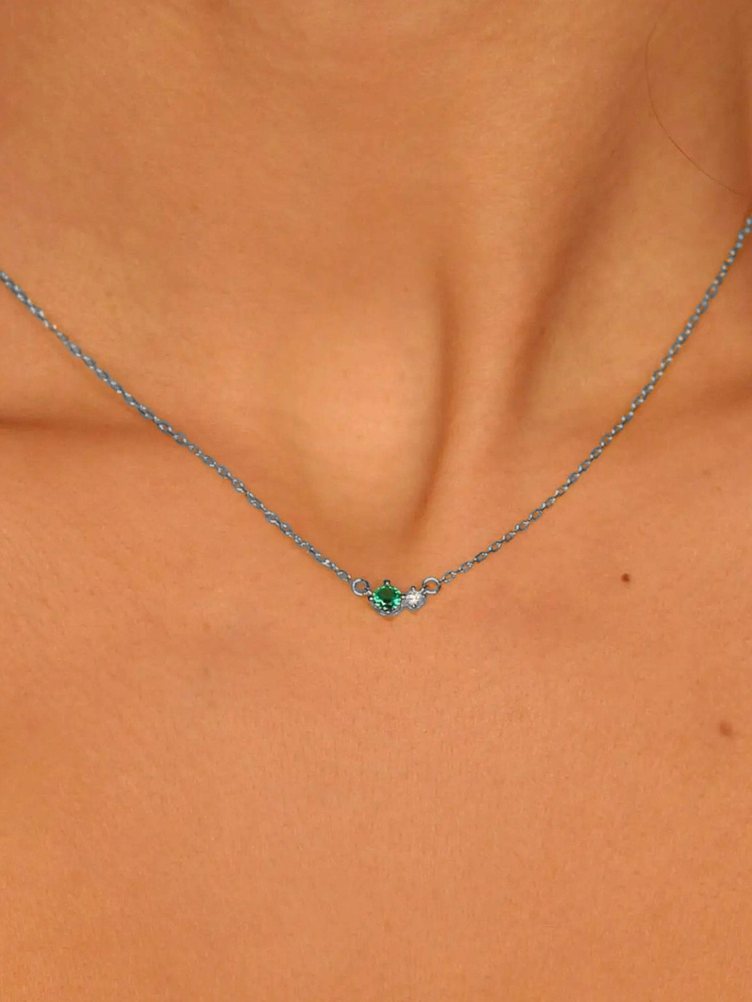 Hayley Birthstone Necklace