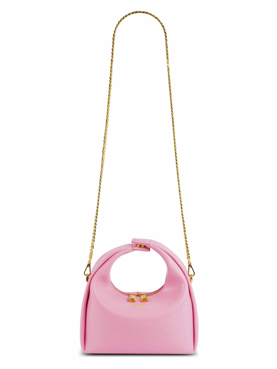 Medium Vienna Top Handle Crossbody Bag - Pink