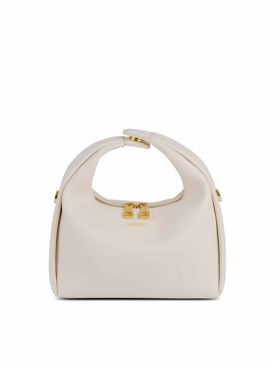Medium Vienna Top Handle Crossbody Bag - Ivory