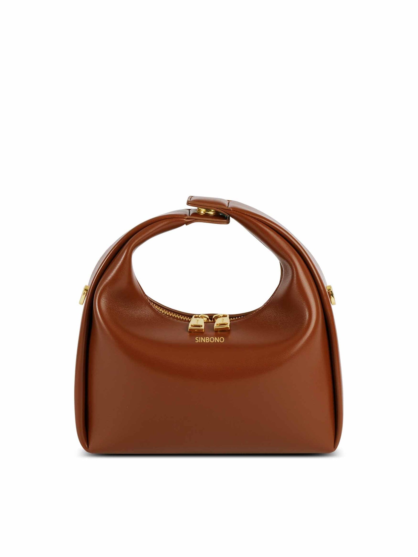 Medium Vienna Top Handle Crossbody Bag - Brown