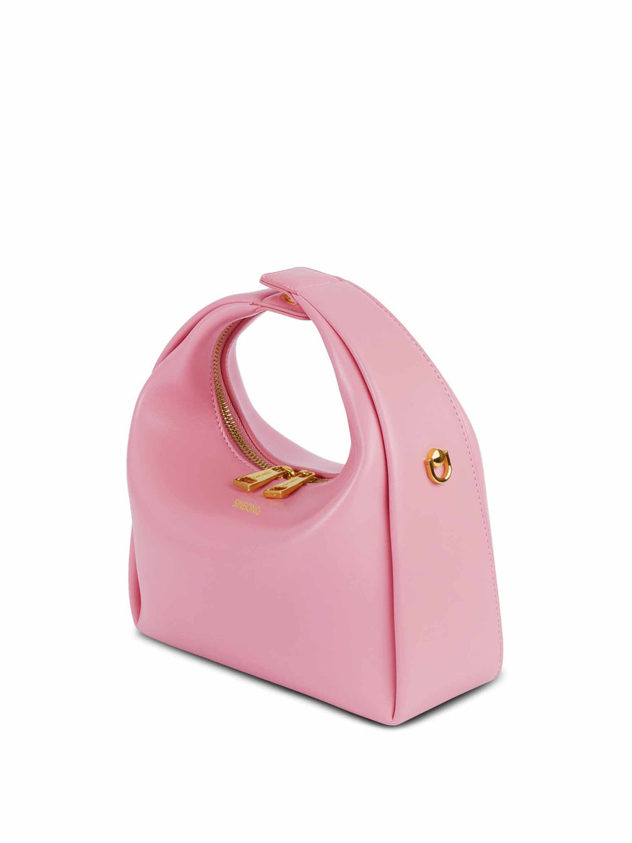 Medium Vienna Top Handle Crossbody Bag - Pink