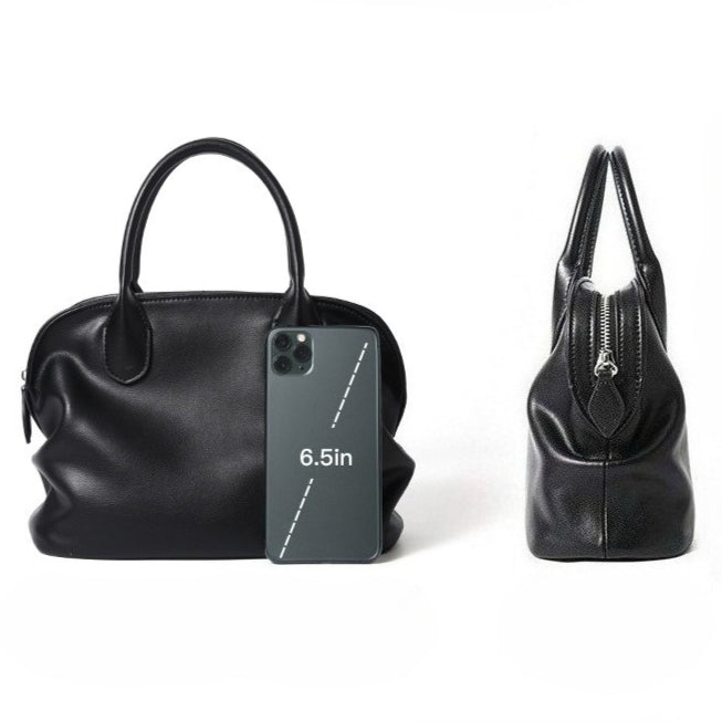 The Cambridge Folio Genuine Leather Crossbody Bag with Flap Closure