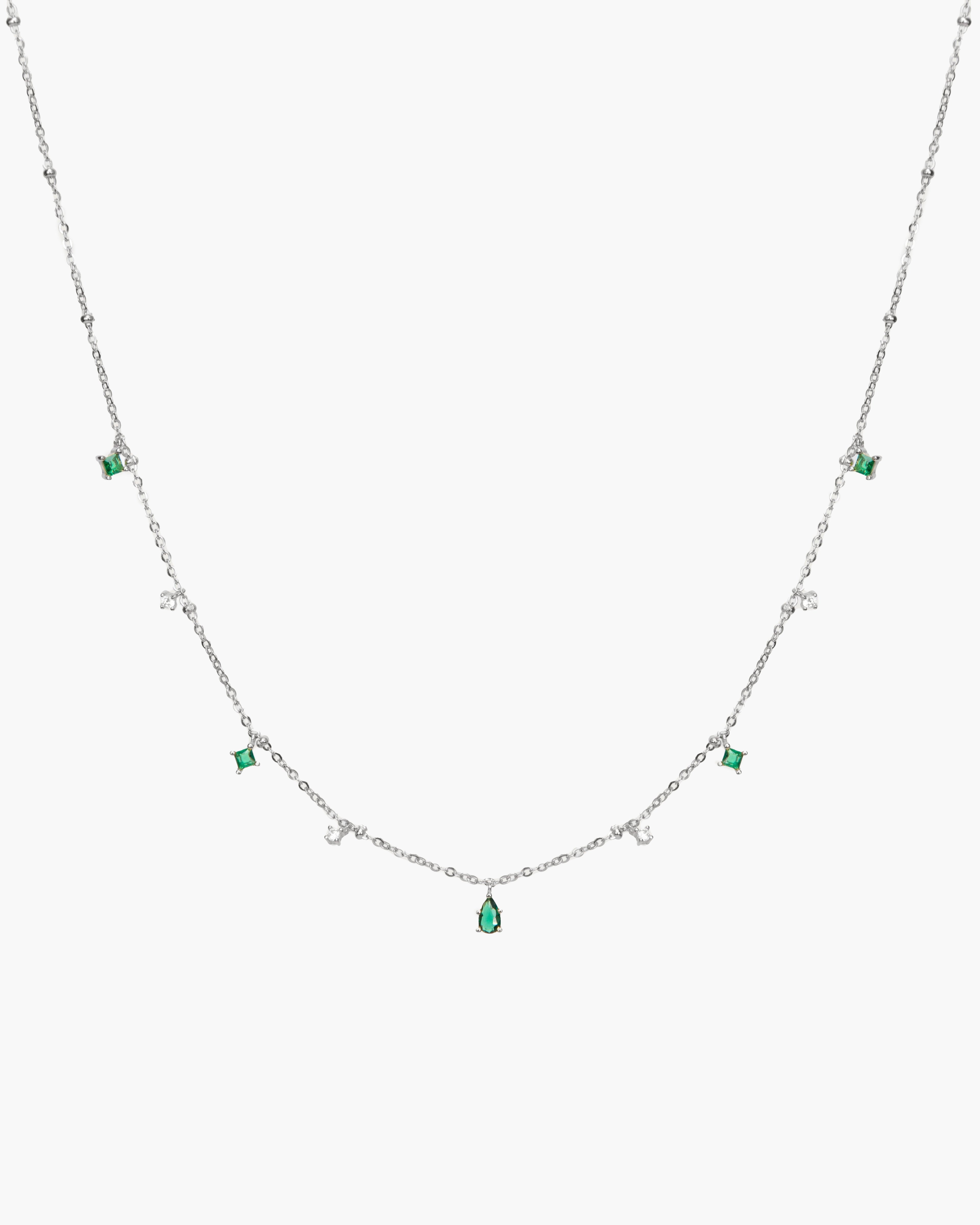 Elysee Necklace in Emerald Green