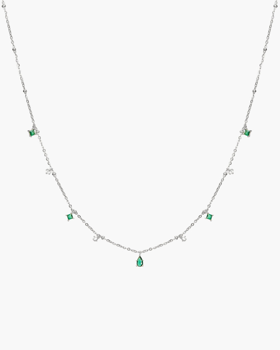 Elysee Necklace in Emerald Green