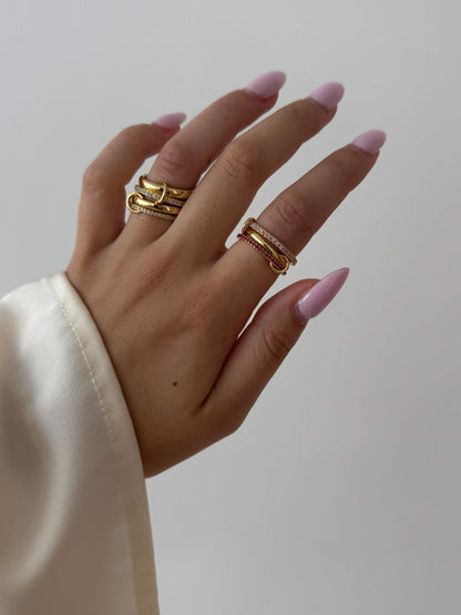 ZEYA Statement Ring Bundle
