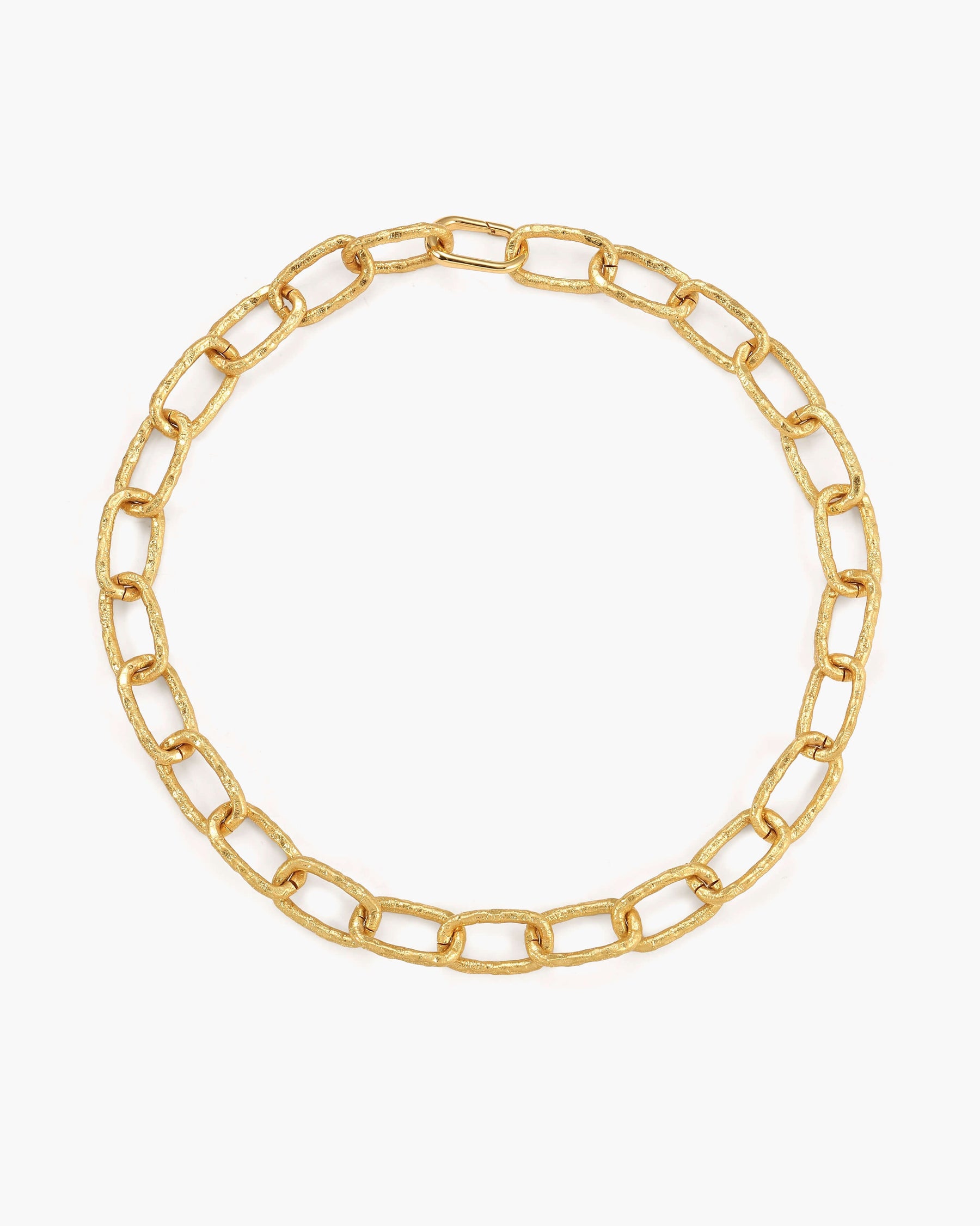 Chunky Textured Chain Necklace