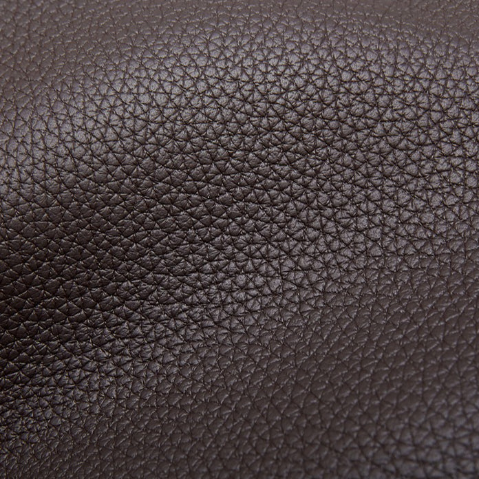 The Modern East-West Genuine Leather Bag | Minimalist Pebbled Bowling Tote