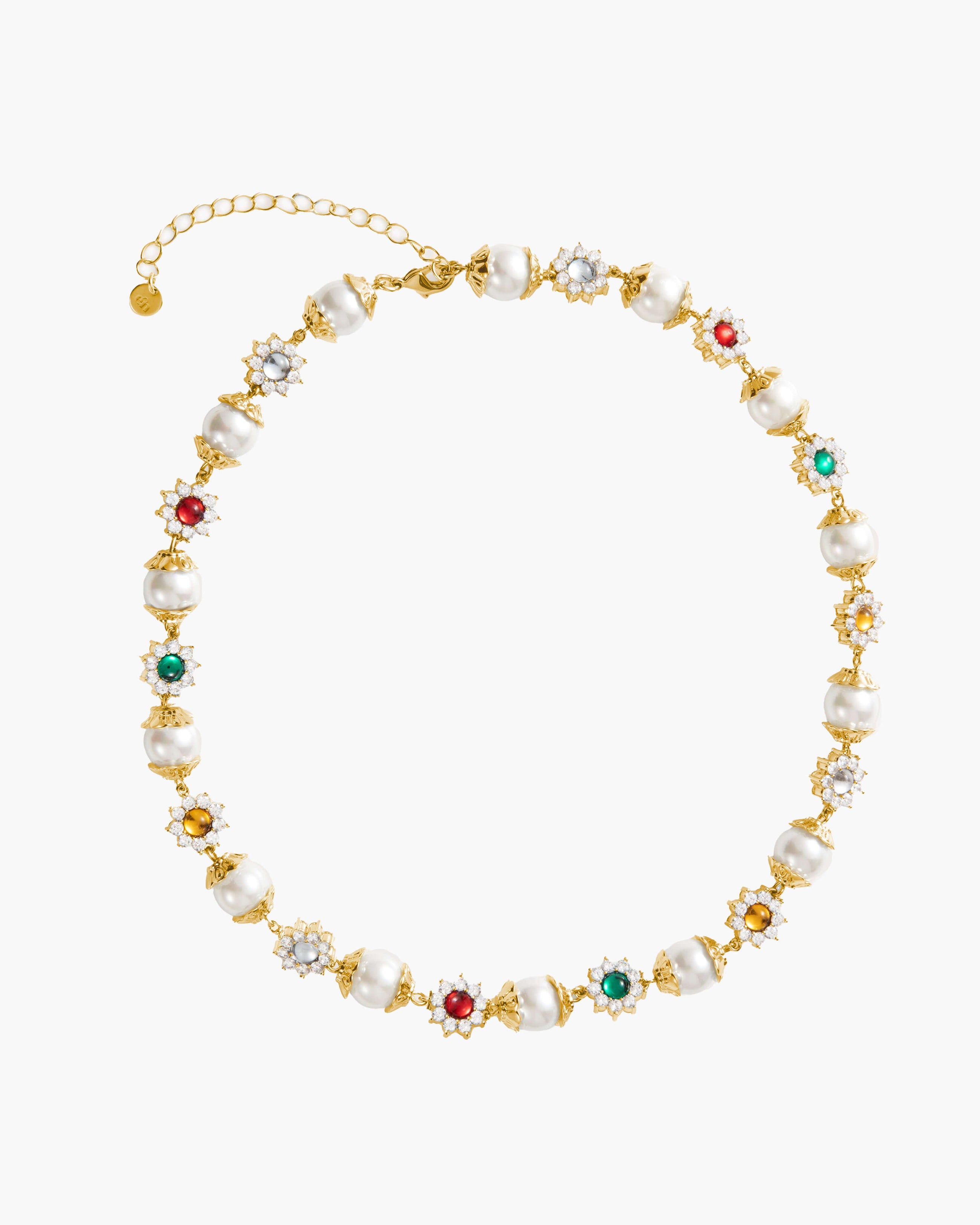 Daisy Pearl Necklace