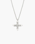 Florence Pearl Cross Necklace