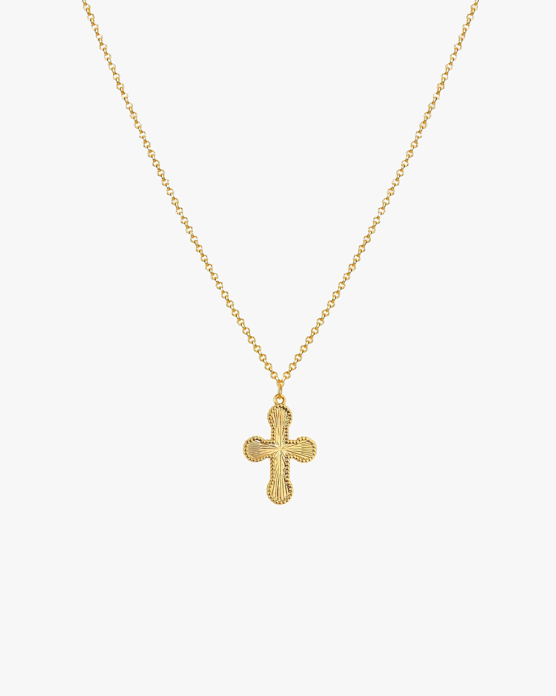 Mini Cross Pendant Necklace