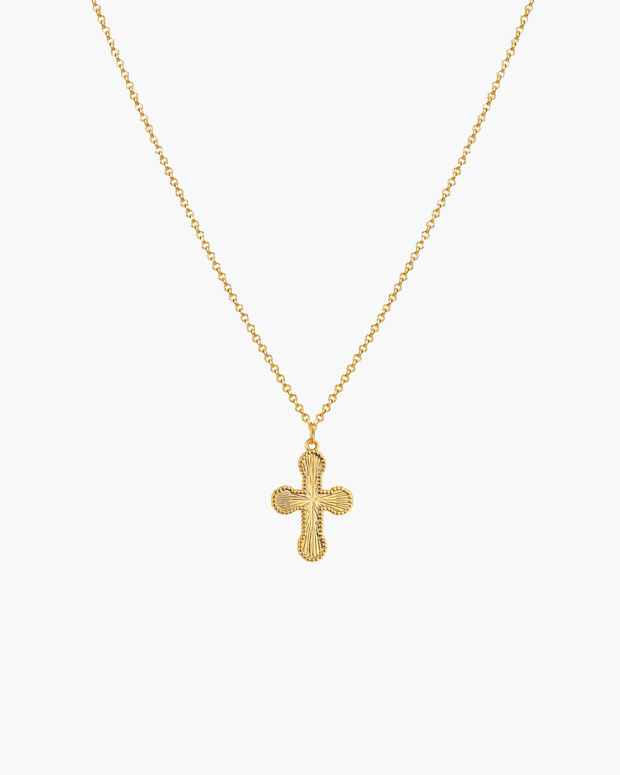 Mini Cross Pendant Necklace
