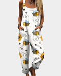 Comfortable Printed Overall/Jumpsuit