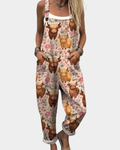 Comfortable Printed Overall/Jumpsuit