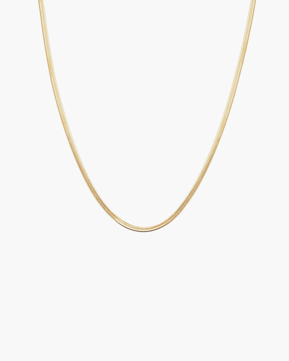 3mm Herringbone Chain Necklace