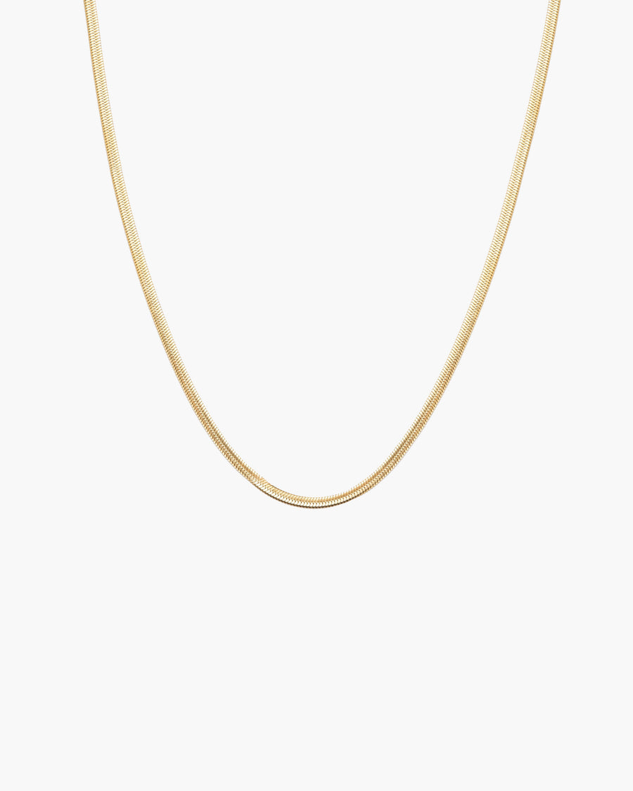 3mm Herringbone Chain Necklace