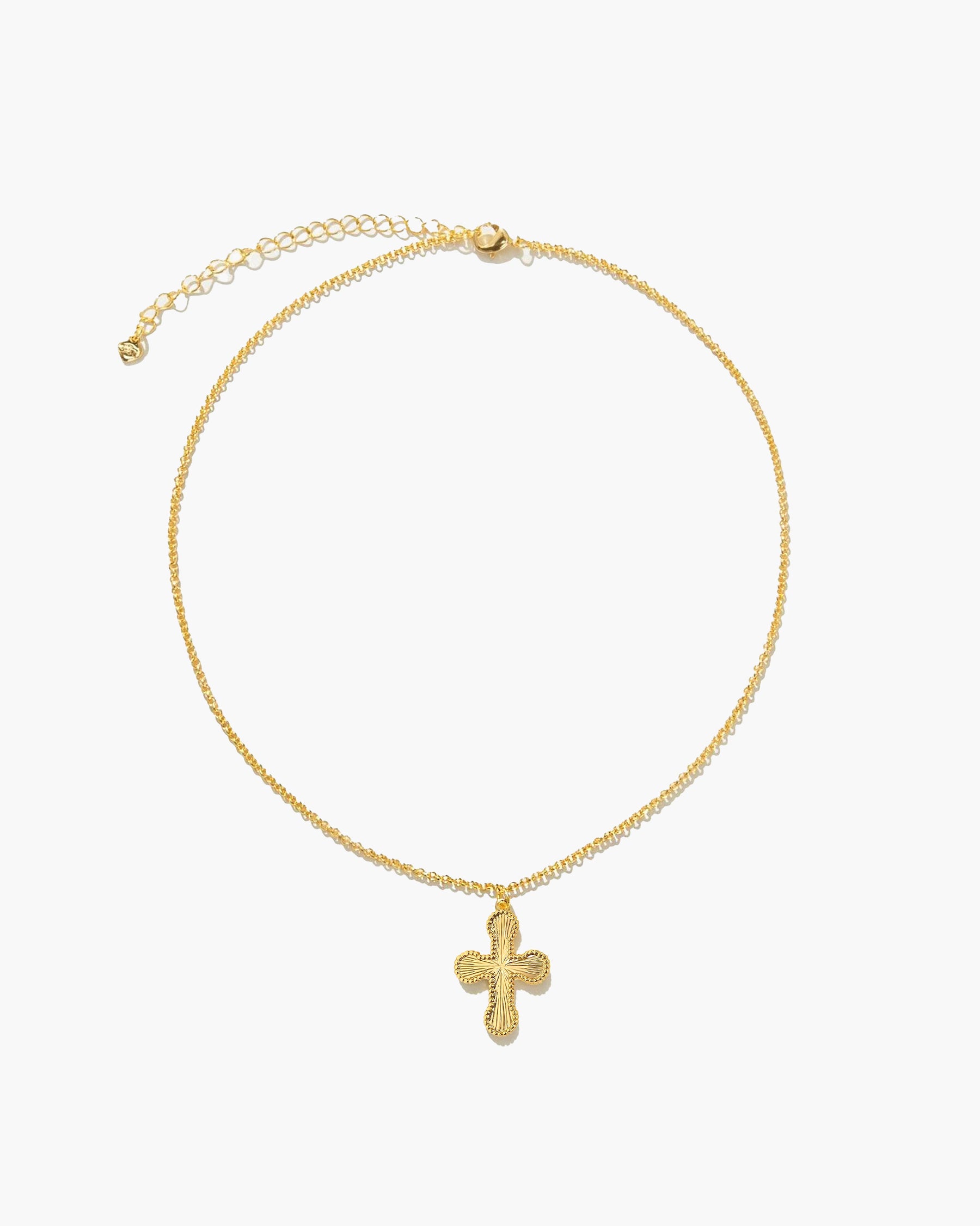 Mini Cross Pendant Necklace