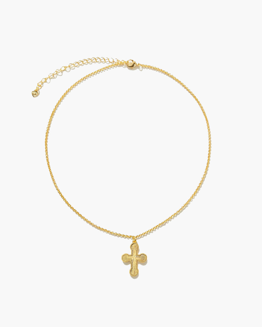 Mini Cross Pendant Necklace