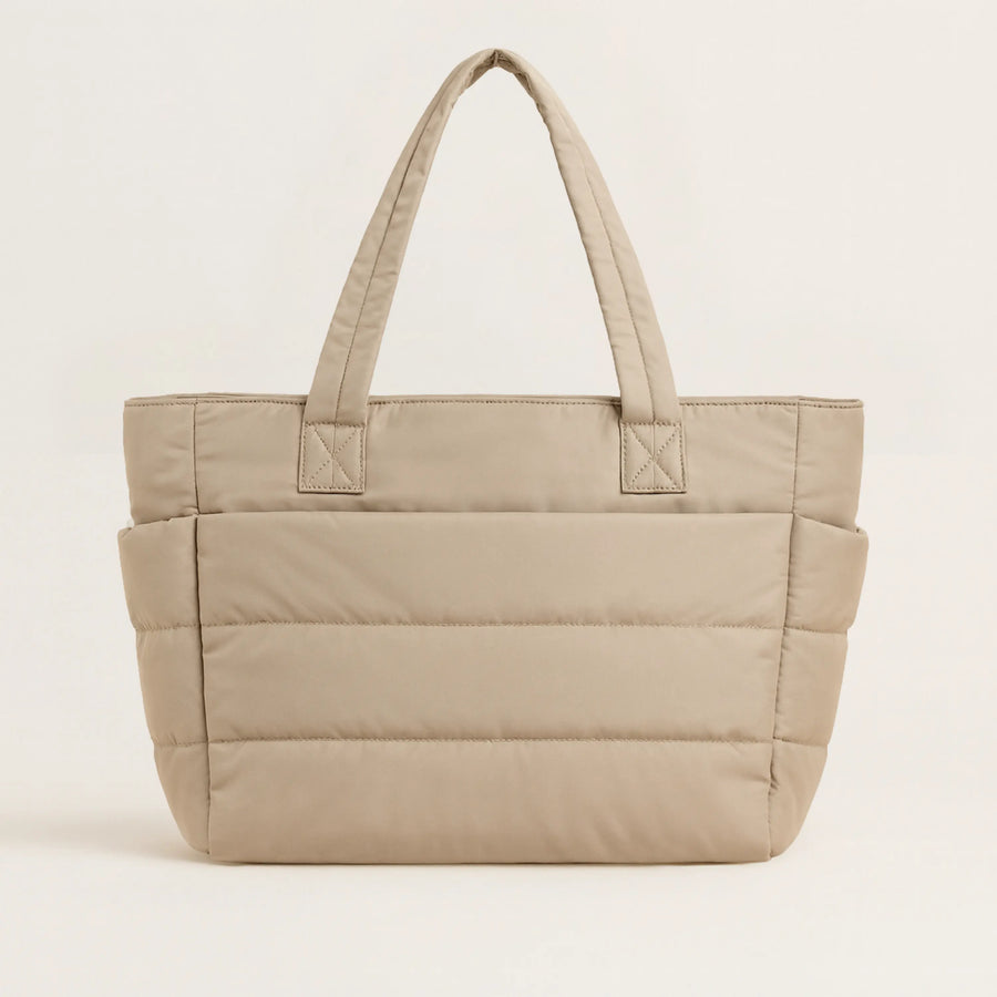 Cloudy - The Roomy Puffy Tote Bag (Fall Edition)