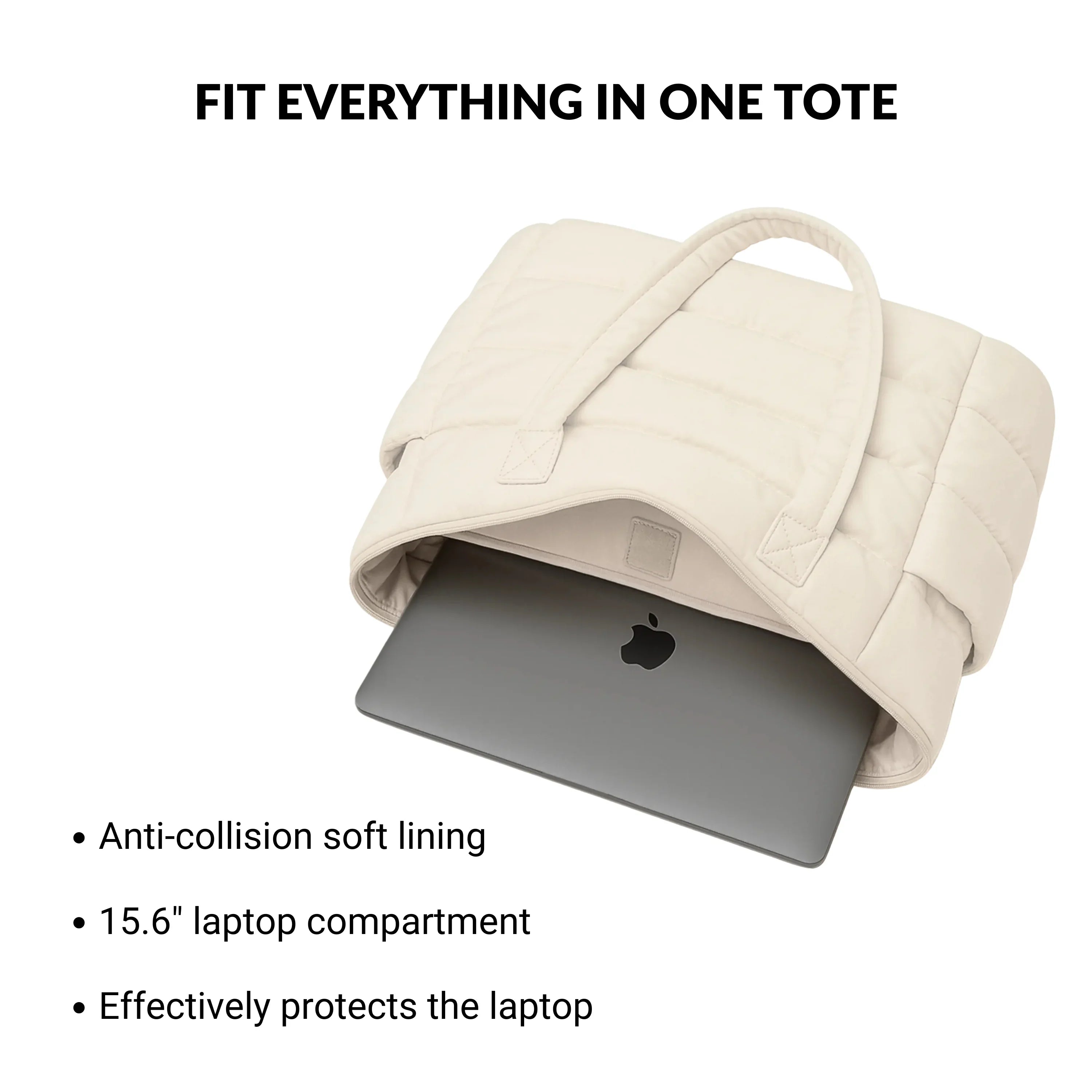 Cloudy - The Roomy Puffy Tote Bag