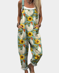 Comfortable Printed Overall/Jumpsuit