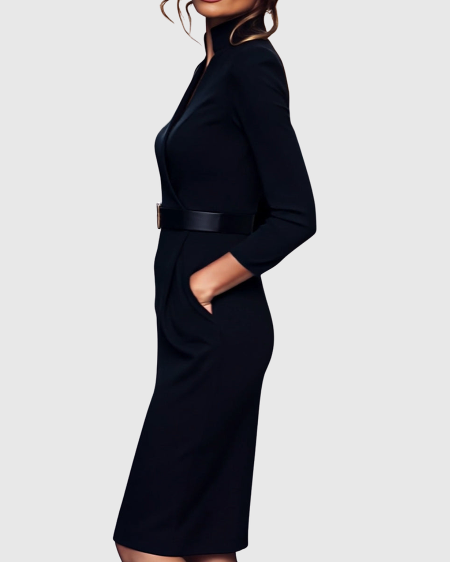 Claribel | Refined Midi Dress