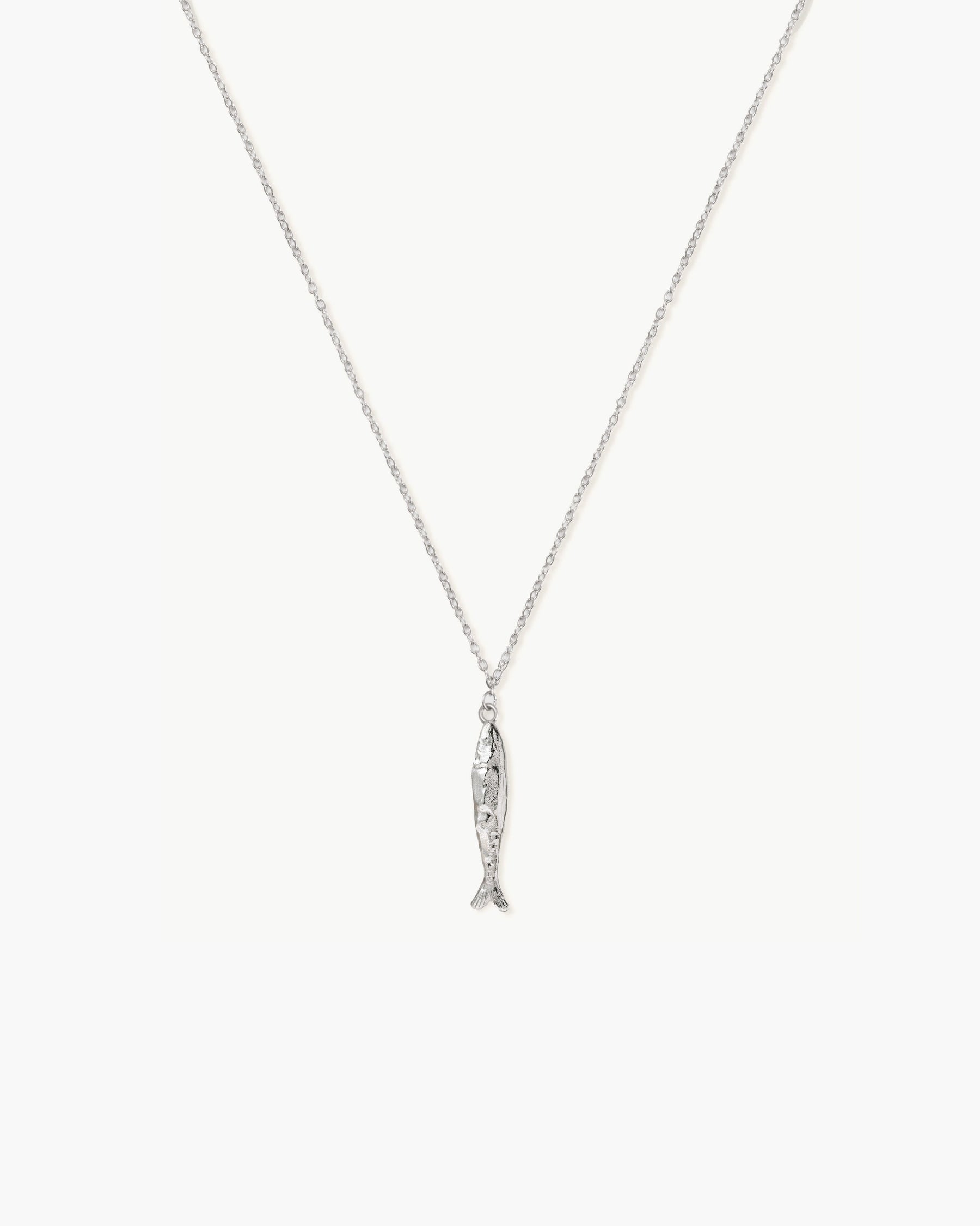 Gold Anchovy Necklace