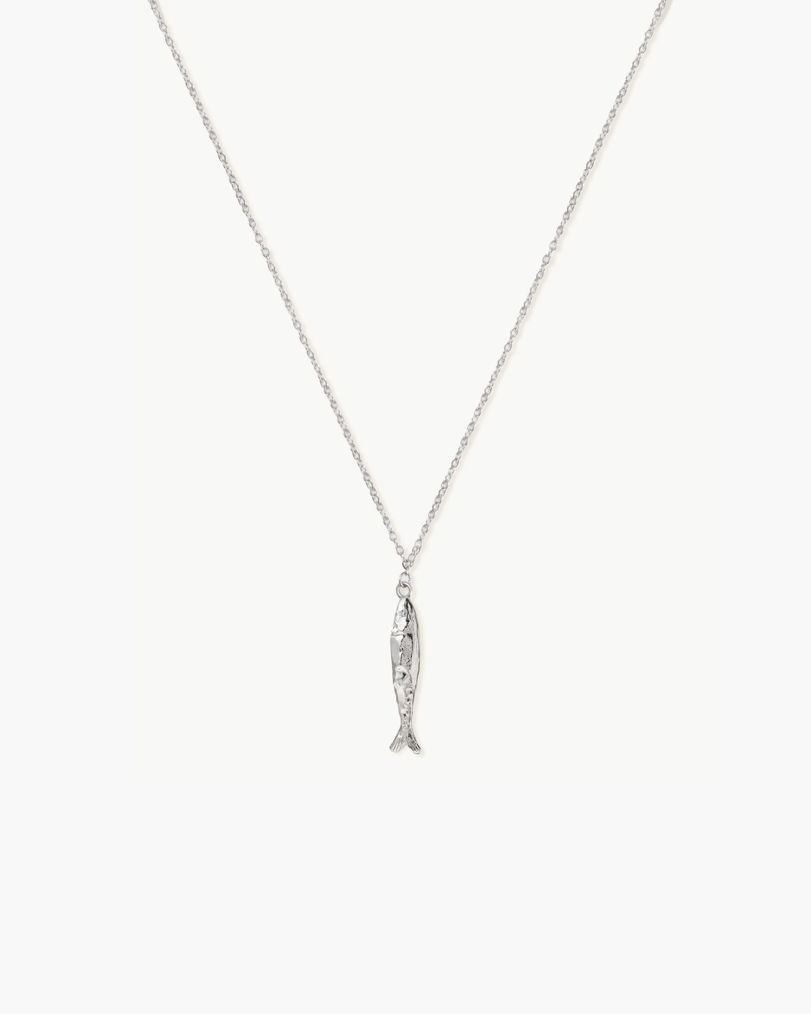 Gold Anchovy Necklace