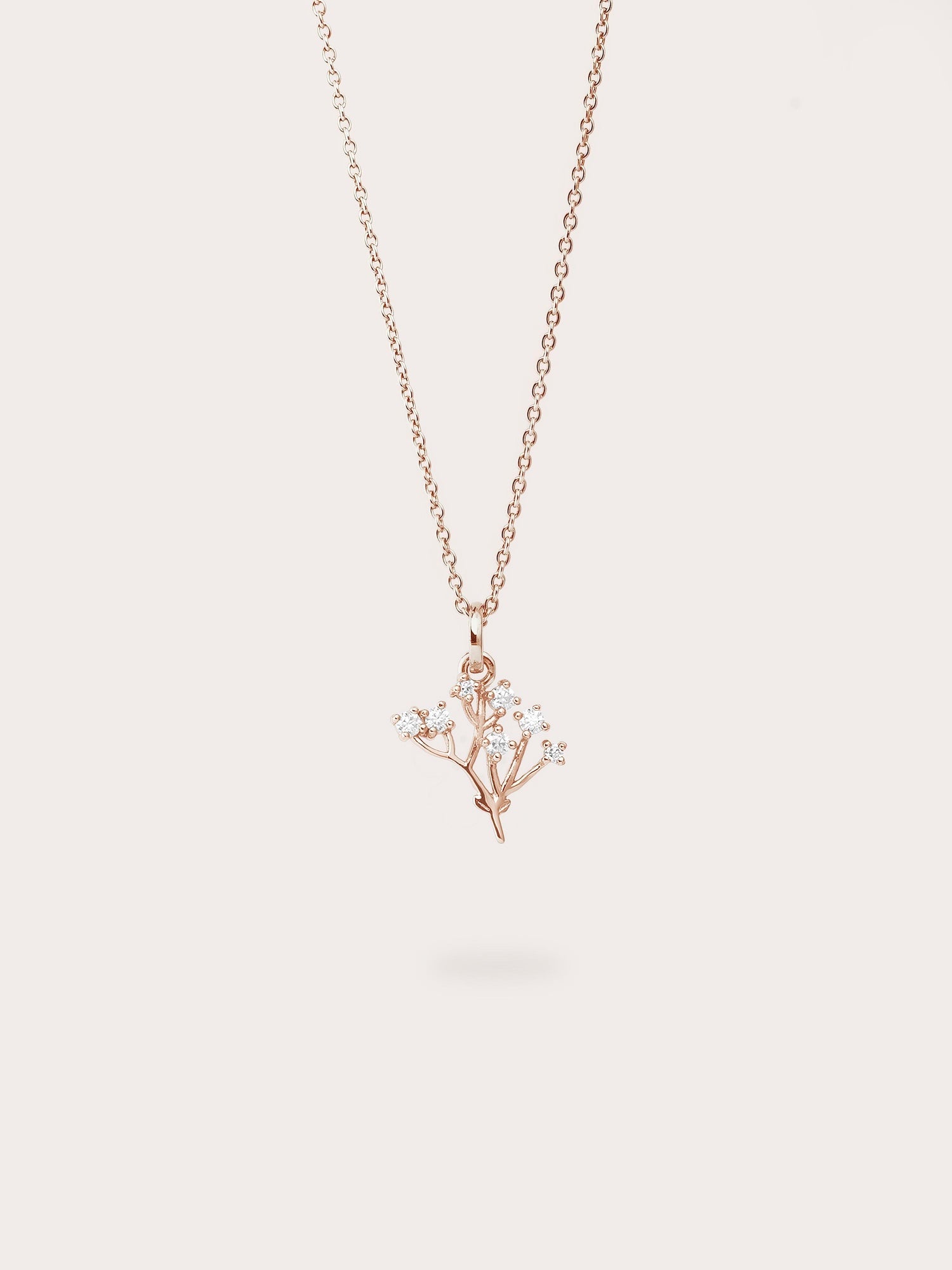 Moissanite Baby Breath Necklace