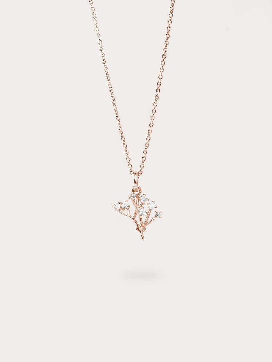 Moissanite Baby Breath Necklace